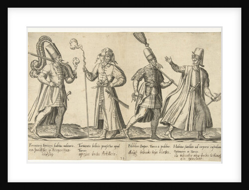 Dress of Ottoman soldiers around 1580 by Joos de Bosscher