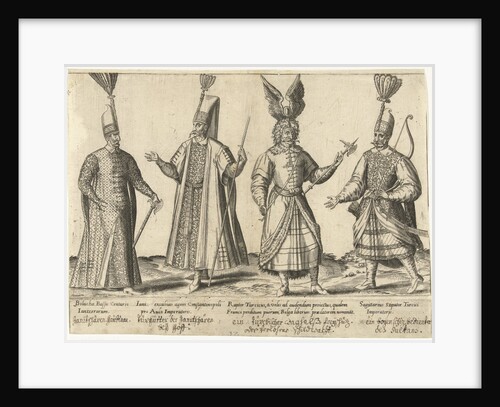 Dress of Ottoman soldiers around 1580 by Joos de Bosscher