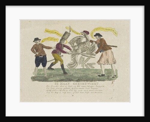 Short Wicks of a French rooster by Anonymous