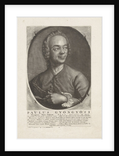 Portrait of Paul Gyöngyösi by István Páldi Székely