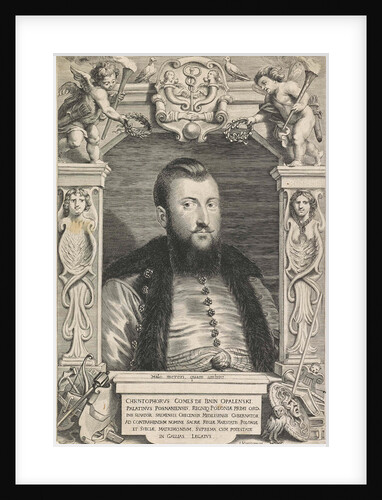 Portrait of Christoph Opalinski, Earl of Bnin, Palatine of Posen by Lucas Vorsterman I