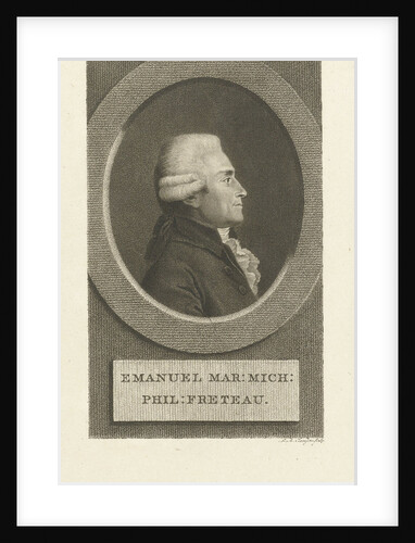 Portrait of Emmanuel Marie Michel Philippe de Saint Just Fréteau by Lambertus Antonius Claessens