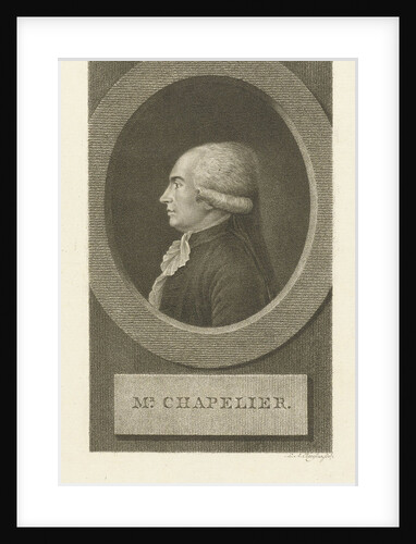 Portrait of Isaac Rene Guy le Chapelier by Lambertus Antonius Claessens