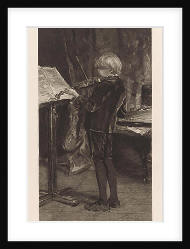 Young violin player by Willem Steelink I
