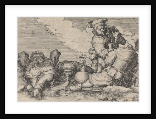 Five tipplers by Johann Liss