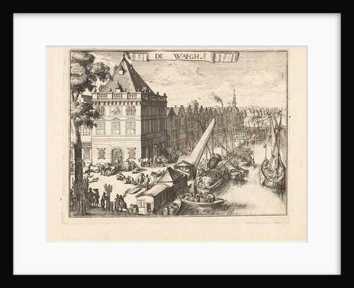 View of the Waag in Haarlem by Romeyn de Hooghe