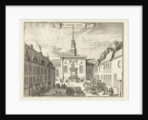 View of the New Church in Haarlem, The Netherlands, Romeyn de Hooghe by Romeyn de Hooghe