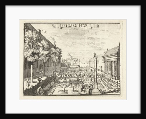 View of the Prinsenhof in Haarlem by Romeyn de Hooghe