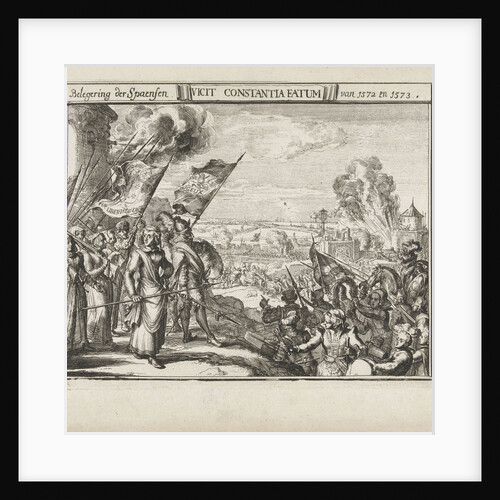 Plankenau Hasselaer on the Haarlem ramparts by Romeyn de Hooghe