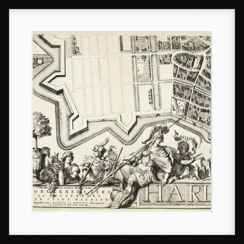 Part of the plan of Haarlem by Romeyn de Hooghe