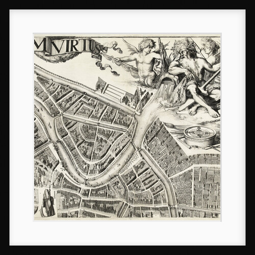 Part of the plan of Haarlem by Romeyn de Hooghe