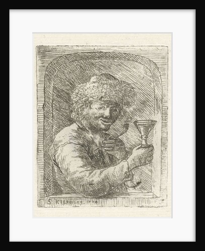 Pipe Smoking drinker by Simon Klapmuts