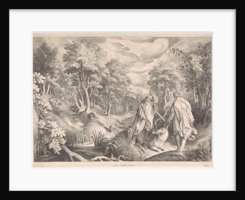 Balaam and the angel by Gerard Valck