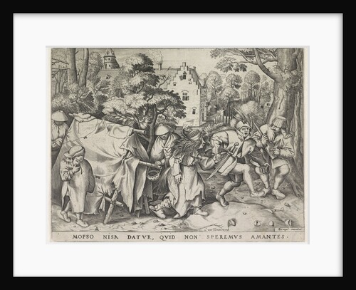 Dirty bride or wedding of Mopsus and Nisa by Cornelis van Tienen