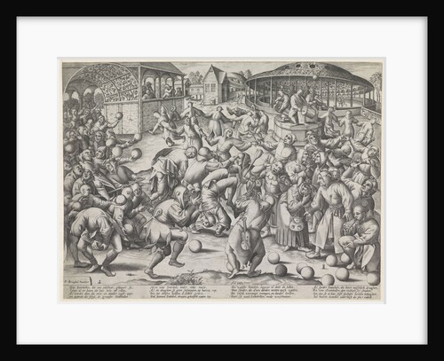 Zottenkermis, fair by Hieronymus Cock