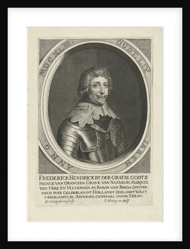 Portrait of Frederik Hendrik, Prince of Orange-Nassau by Simon Kloeting