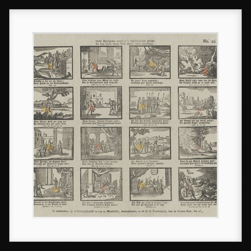 Biblical print by Anonymous