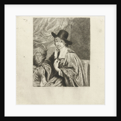 Portrait of the painter Adriaen van Ostade by Adriaen van Ostade