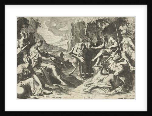 Midas Verdict, Nicolaes Jansz. Clock by Conrad Goltz