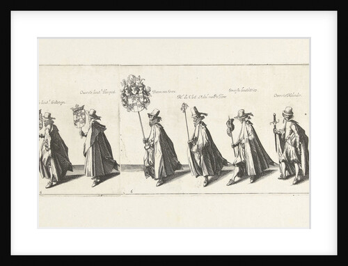 The funeral procession (Plate 6), 1623 by Hendrick Hondius I