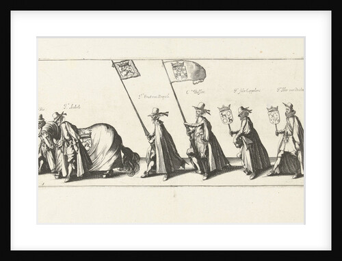The funeral procession (Plate 5), 1623 by Hendrick Hondius I