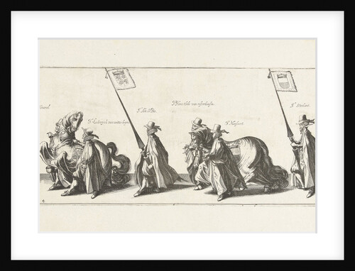 The funeral procession (Plate 4), 1623 by Hendrick Hondius I