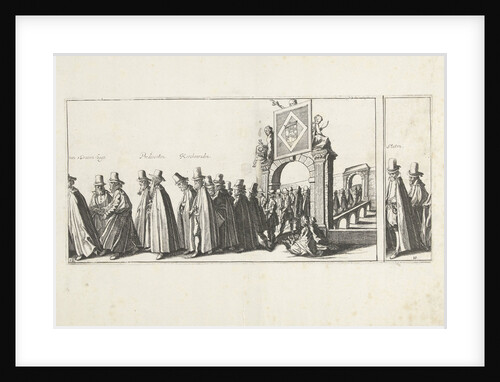 The funeral procession (Plate 12), 1623 by Hendrick Hondius I