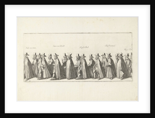 The funeral procession (Plate 11), 1623 by Hendrick Hondius I