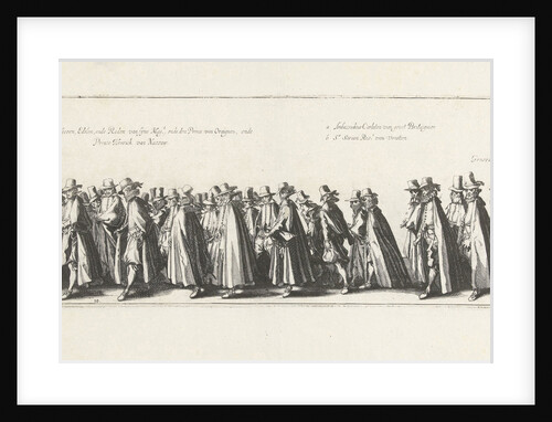 The funeral procession (Plate 10), 1623 by Hendrick Hondius I