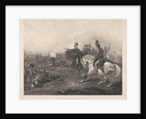 Wellington at the Battle of Waterloo by G.G. Lange