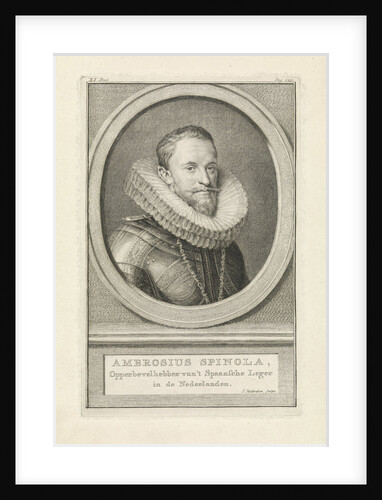 Portrait of Ambrogio Spinola by Jacob Houbraken
