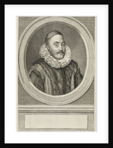 Portrait of Peter Rijcke by Jacob Houbraken