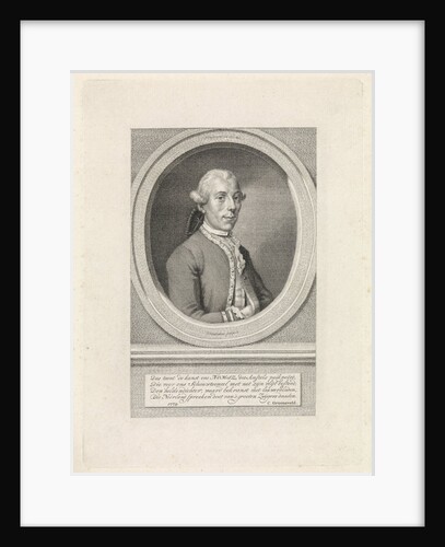 Portrait of Joannes Nomsz by G. Groeneveld