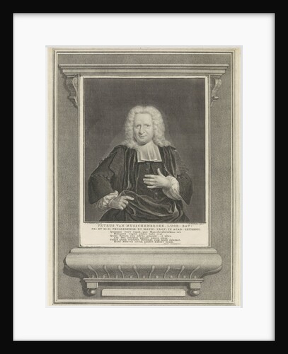 Portrait of Joannes Nomsz by Portrait of Petrus of Musschenbroek