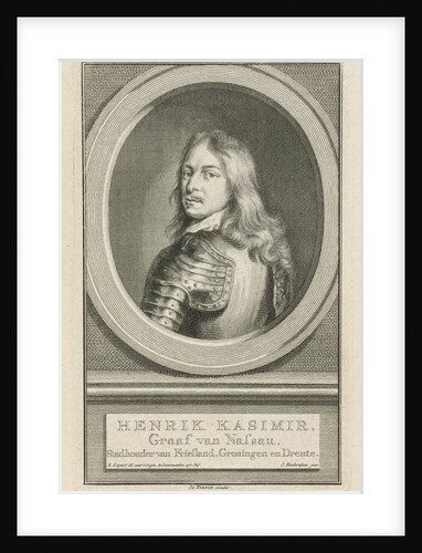 Portrait of Hendrik Casimir I by Isaak Tirion