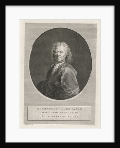 Portrait of Hermanus Boerhaave by Jan Wandelaar