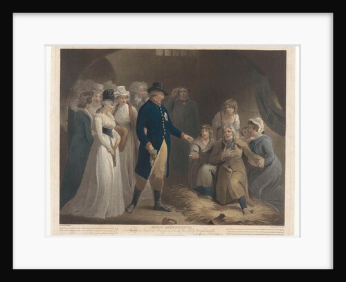 George III visited with his family the Dorchester prison by Charles Howard Hodges