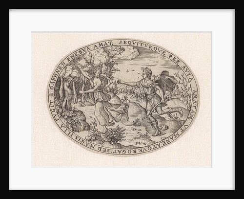 Apollo Chasing Daphne by Paulus van Wtewael