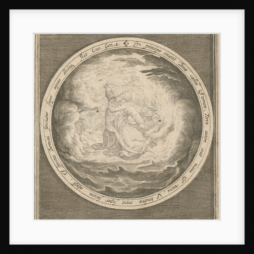 First day of creation: God creates heaven and earth by Nicolaes de Bruyn