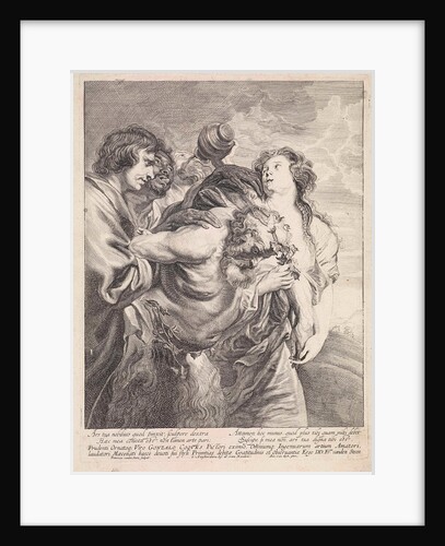 Drunken Silenus supported by Bacchantes, Franciscus van der Steen by Gerard van Keulen