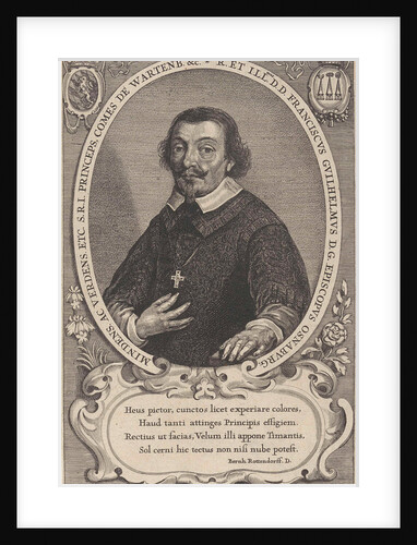 Portrait of Franz Wilhelm von Wartenberg by Bernhard Rottendorff