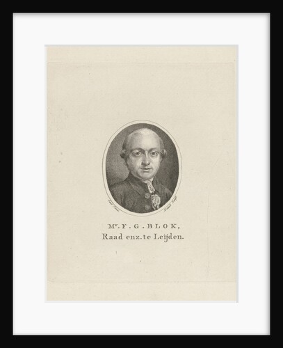 Portrait of Francis Gualtherus Block by Jan Kobell I