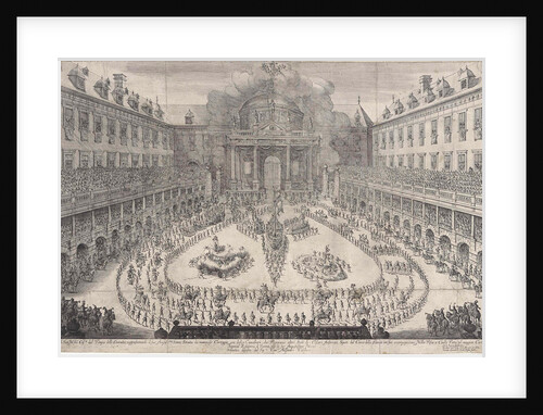 Carousel in the Vienna Hofburg, Austria by Jan van Ossenbeeck