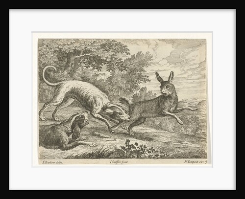 Hunting a hare by Pierce Tempest