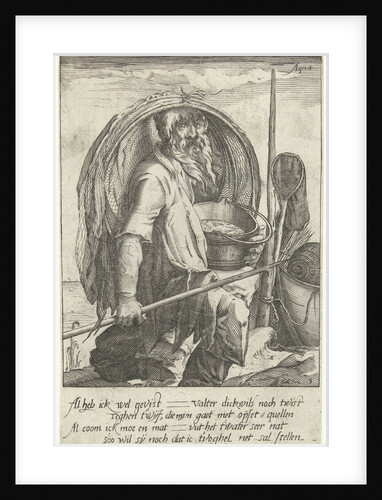 Water by Nicolaes Jansz. Clock