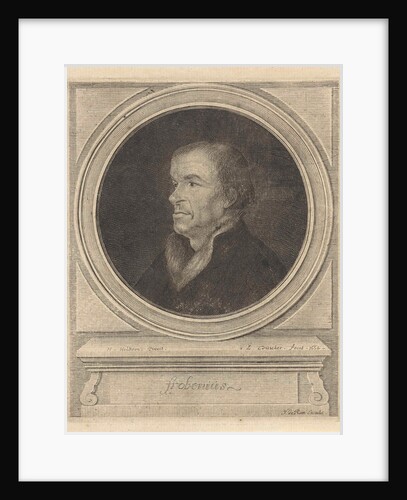 Portrait of Johann Froben, Lambert Visscher by Johannes de Ram