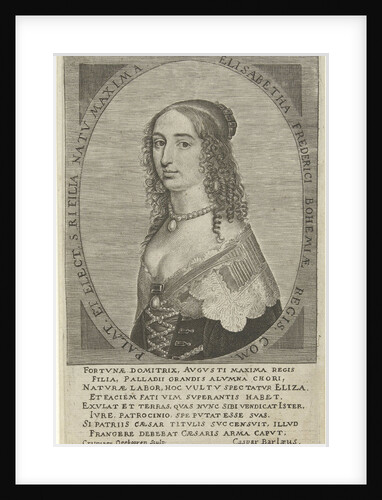 Portrait of Elisabeth of Bohemia by Caspar van Baerle