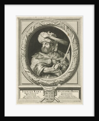 Portrait of Kara Mustafa Pasha by Republiek der Zeven Verenigde Nederlanden