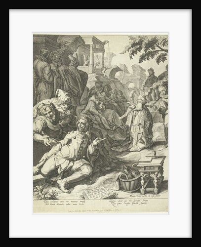 The prodigal son (left page) by Ger. Valk