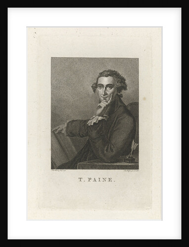 Portrait of Thomas Paine by Adriaan Pietersz. Loosjes